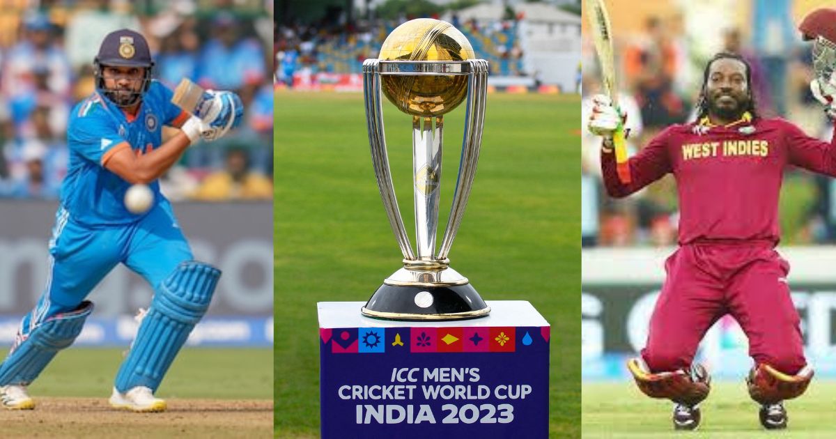 Rohit-Sharma Made A Record Of 49 Sixes In World Cup 2023 By Beating Chris-Gayle