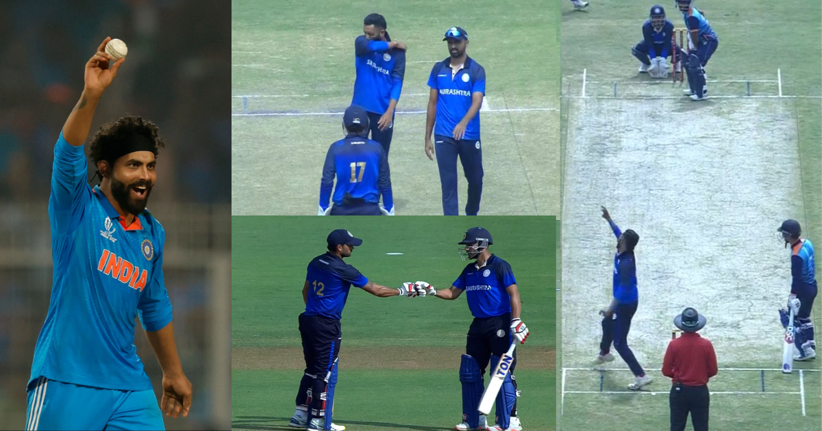 Jadeja Took 5 Wickets In Vijay Hazare Trophy-2023