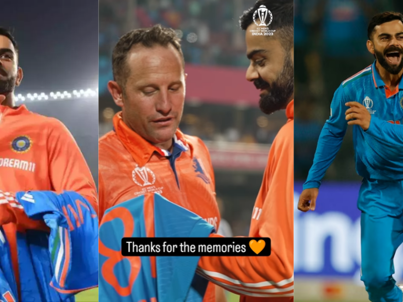 Virat Kohli Gifted His Jersey To Netherlands Player, Video Went Viral