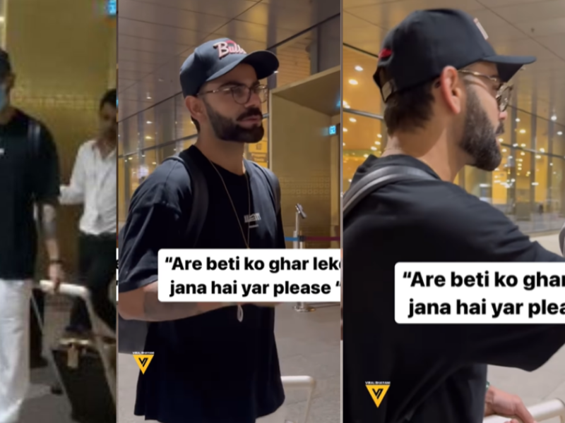 Virat Kohli Angry At Paparazzi For Taking Photos, Video Goes Viral