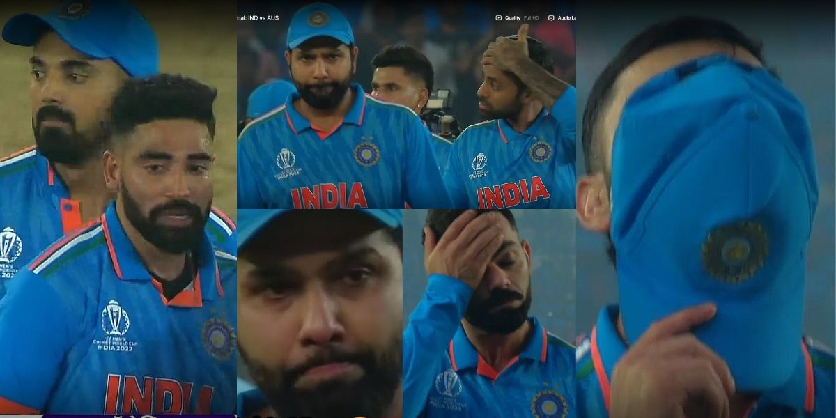 Ind Vs Aus Rohit-Virat-Siraj Cried Bitterly After The Defeat, Fans Also Shed Tears, Viral Video
