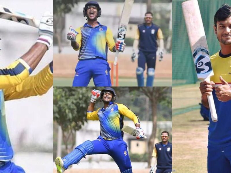 Mayank Agarwal Scored 157 Runs In Just 133 Balls In Vijay Hazare Trophy.