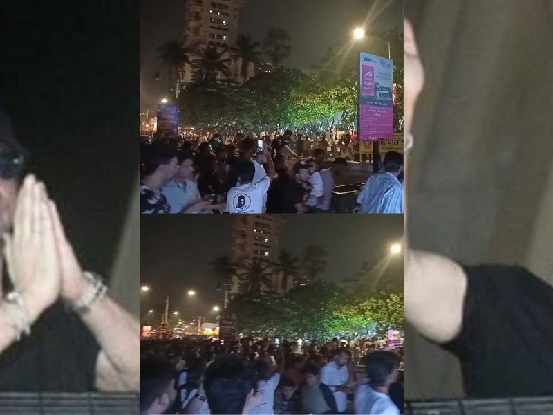 Crowd-Gathered-Outside-Mannat-On-Shah-Rukh-Khan-Birthday-Video-Went-Viral