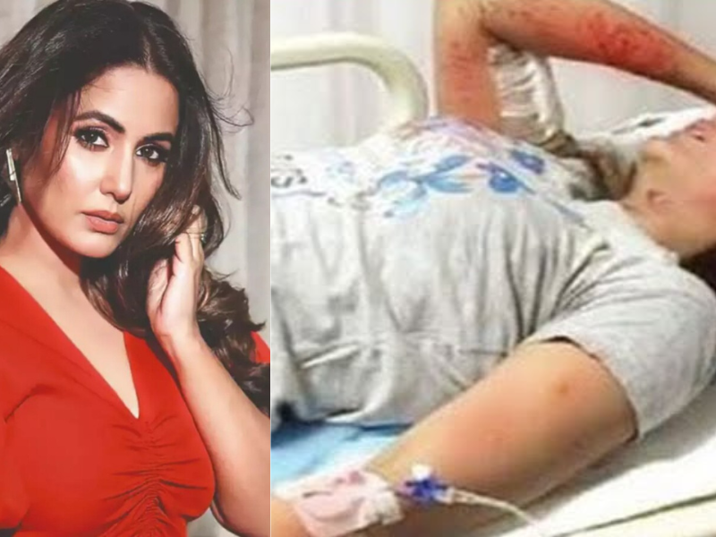 Hina-Khan-Was-Suffering-From-Fever-For-4-Days-Admitted-To-Hospital