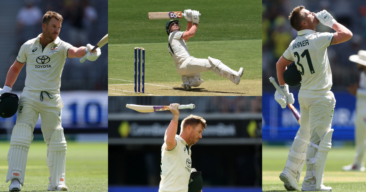 David Warner Played A Stormy Inning Of 164 Runs In The Aus Vs Pak Test Match.