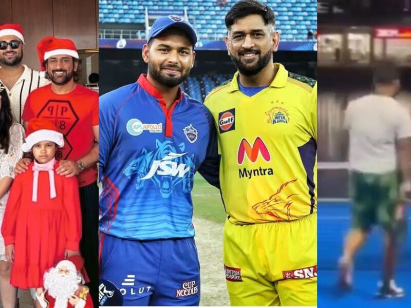Rishabh Pant Is Spending Time Away From The Cricket Field At Sm Dhoni'S House.