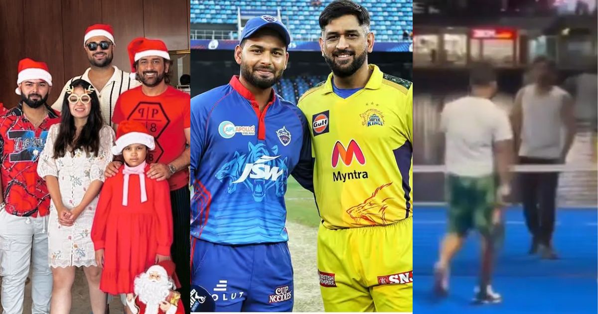 Rishabh Pant Is Spending Time Away From The Cricket Field At Sm Dhoni'S House.