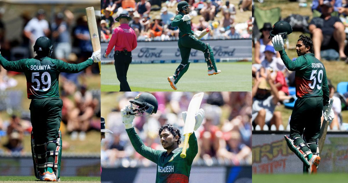 Soumya Sarkar Played A Brilliant Century Innings Of 169 Runs Against New Zealand
