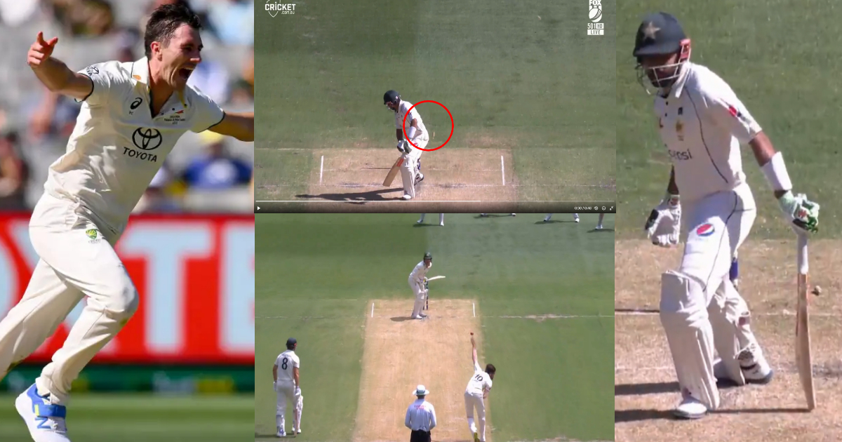 Pat Cummins Clean Bowled Babar Azam, Video Went Viral