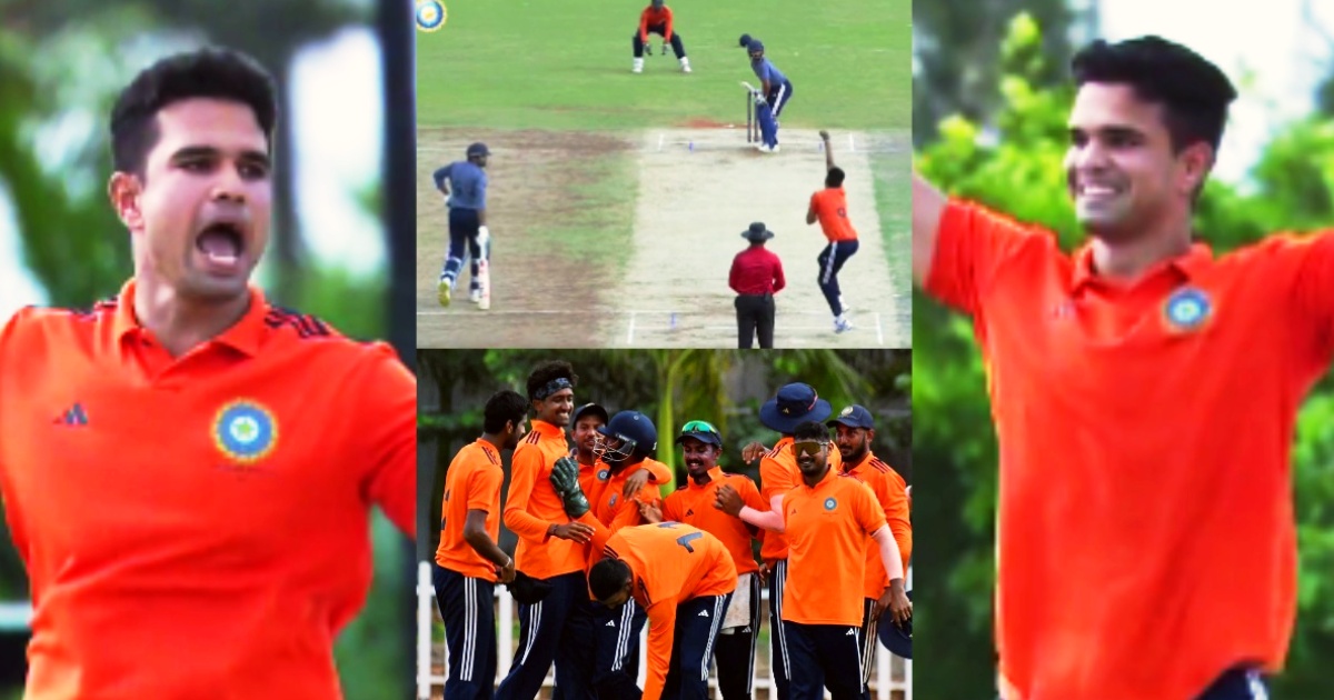 Arjun Tendulkar Brilliant Bowling Performance In Vijay Hazare Trophy Took 4 Wickets With An Economy Of 3
