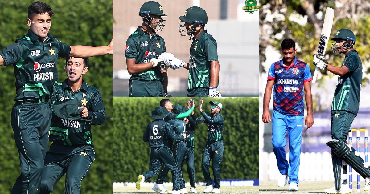 Pak-Vs-Afg-U19 Pakistan Defeated Afghanistan Brutally By 83 Runs Naseem Shah'S Brother Shines
