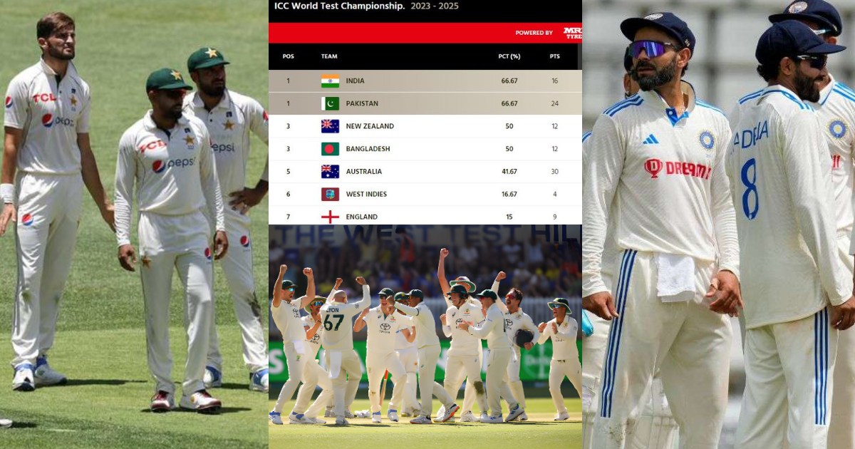 Pakistan Suffered Huge Loss In Wtc Points Table Team After Defeat Against Australia India Reached On Top