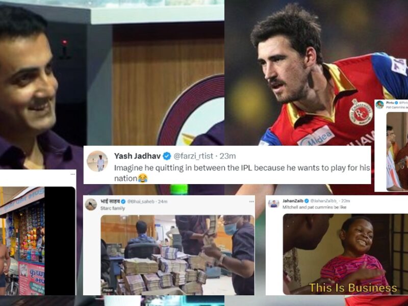 Mitchell Starc Becomes The Most Expensive Cricketer In Ipl History Flood Of Memes On Social Media