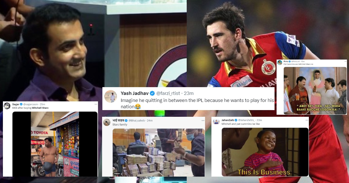 Mitchell Starc Becomes The Most Expensive Cricketer In Ipl History Flood Of Memes On Social Media