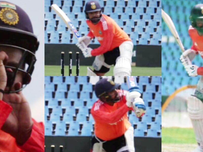 Rohit Sharma Practiced Aggressively For The Boxing Day Test Video Viral On Social Media