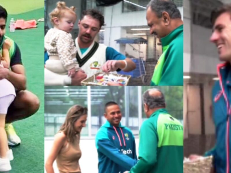 Aus Vs Pak Pakistani Players Became Santa Claus Distributed Christmas Gifts To Australian Players