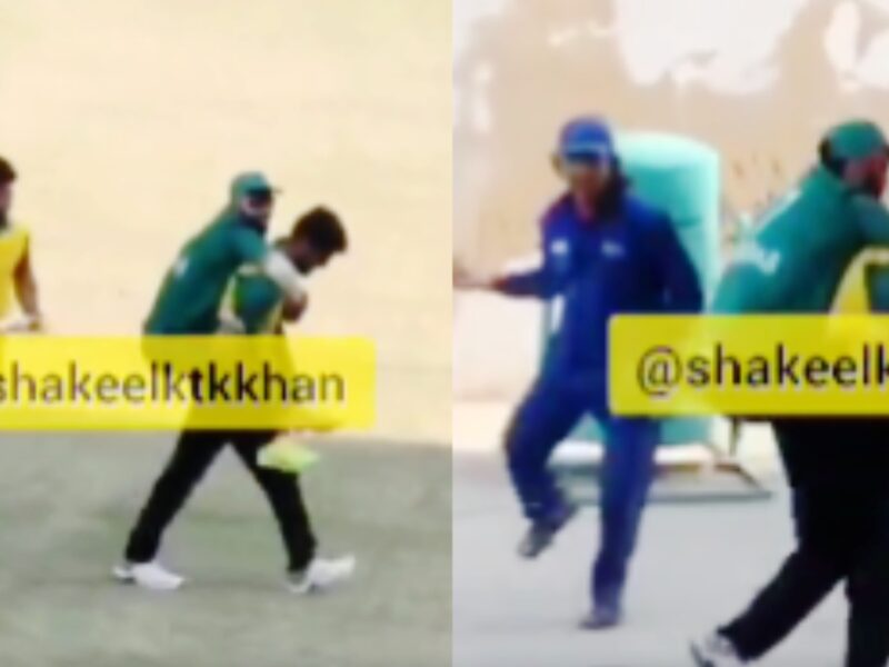 Pakistan Team'S Cricketer Got Injured Fellow Players Carried Him Out Of The Field On His Back