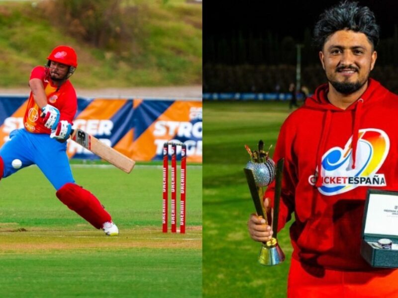 Biggest Record In Cricket History Batsman Hit 14 Fours-22 Sixes 193 Runs Scored In 43 Balls