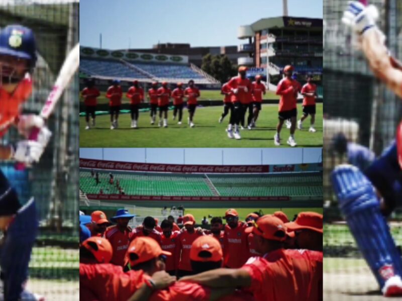 Team India Started Practice Before The Match Against South Africa Rinku Singh Hit Fours And Sixes