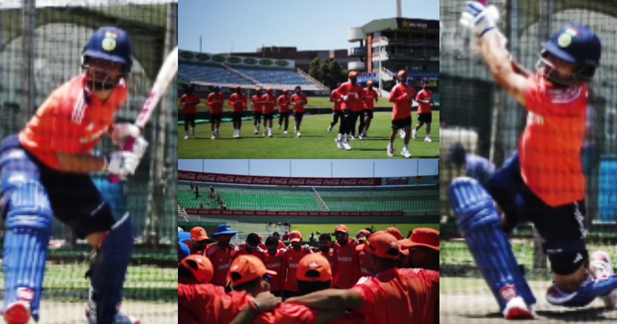 Team India Started Practice Before The Match Against South Africa Rinku Singh Hit Fours And Sixes