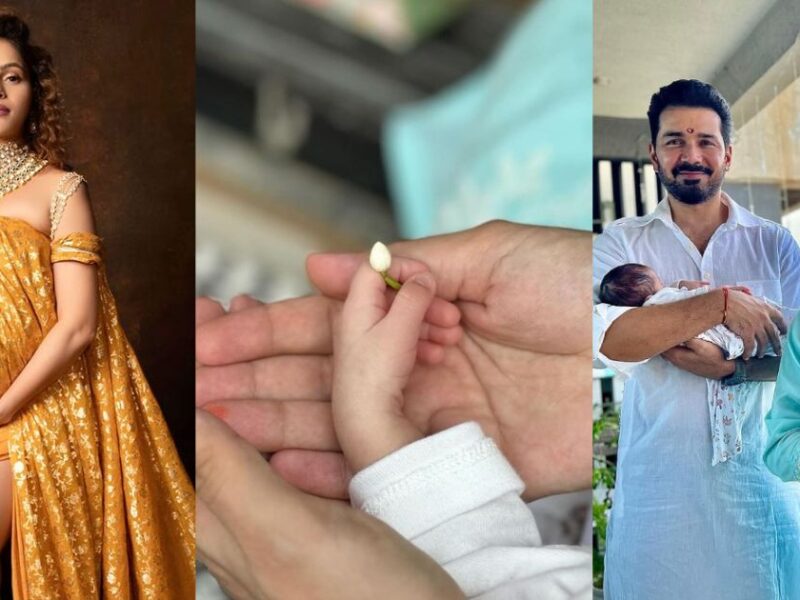 Rubina-Dilaik Shared Pictures Of Their Twin Daughters With Fans And Also Revealed Their Names.