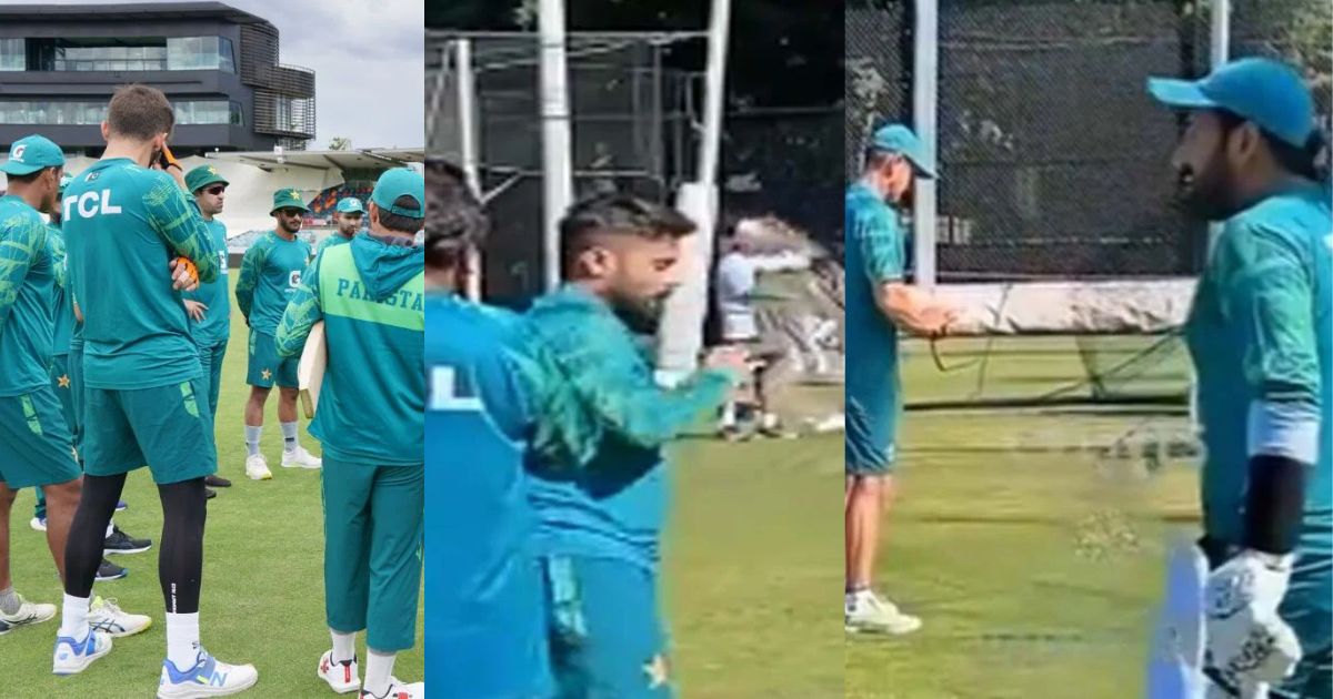Pakistani Players Sarfaraz Ahmed And Saud Shakeel Clash With Each Other In Australia