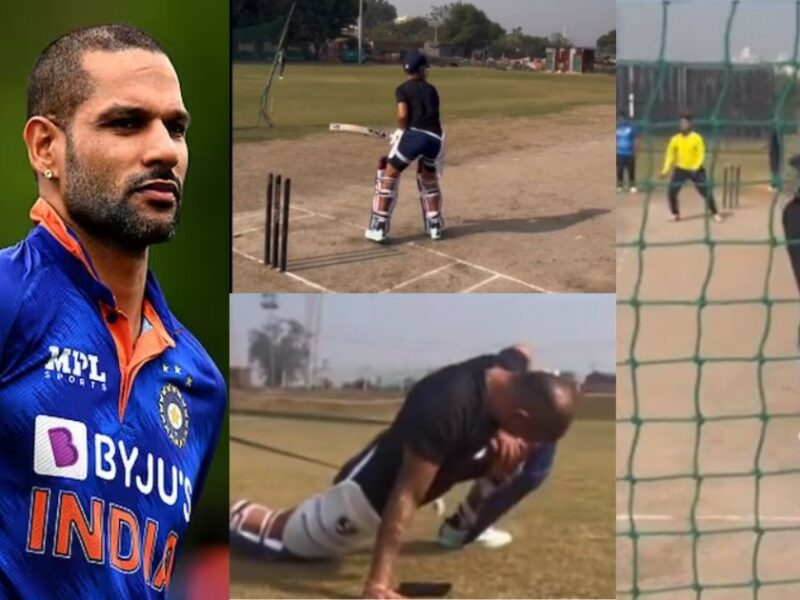 Shikhar Dhawan'S Long Run Or The Outside Sweat Across The Nets