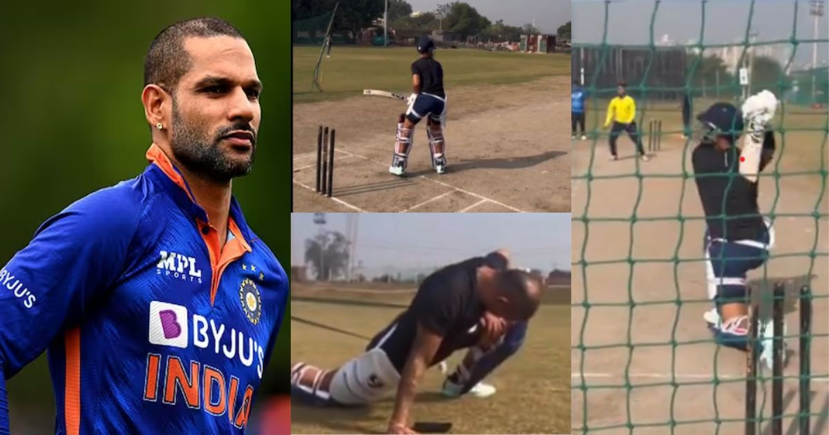 Shikhar Dhawan'S Long Run Or The Outside Sweat Across The Nets