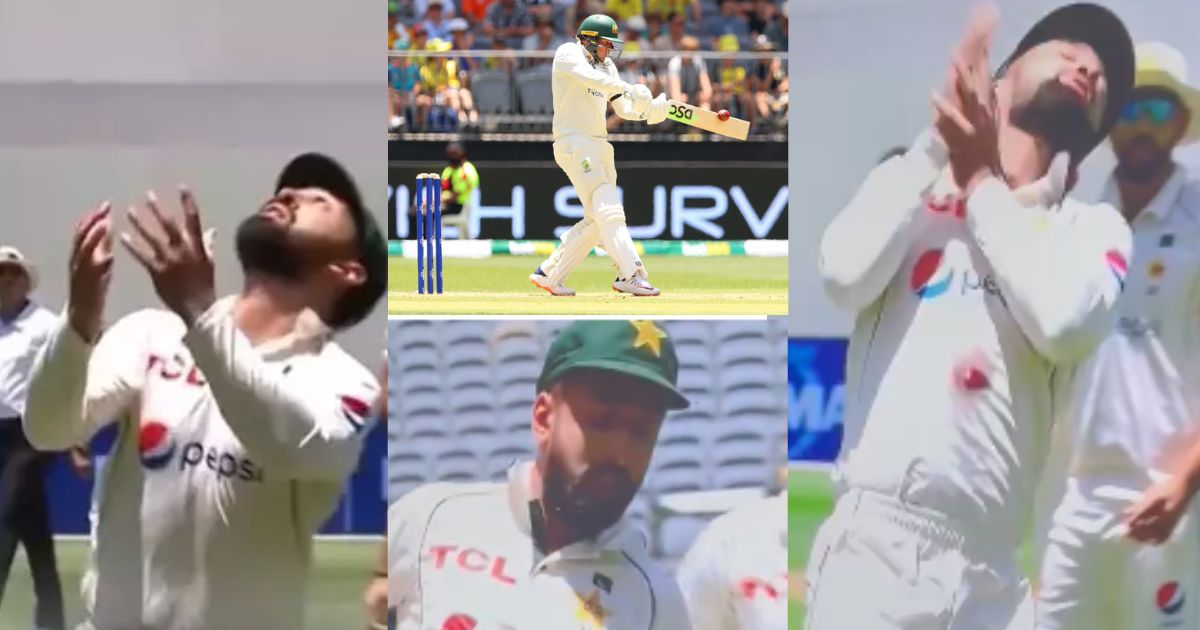 Pakistani Player Abdullah Shafique Dropped An Easy Catch In The Match Against Australia, Video Went Viral