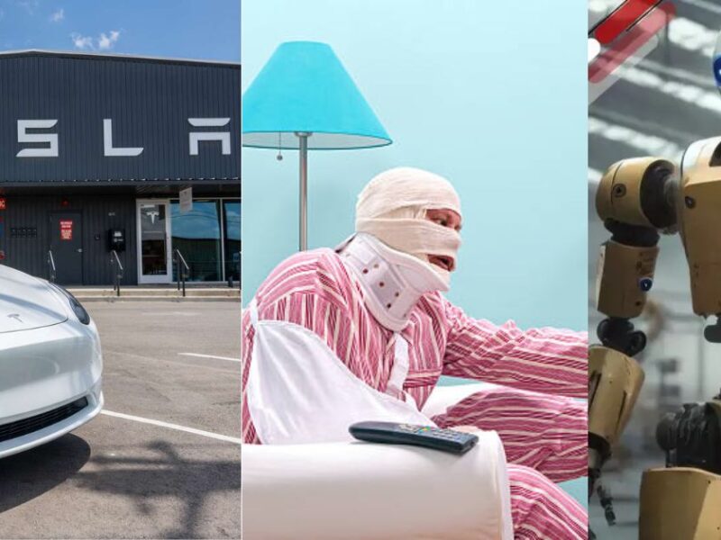 Robot Attacks Human In Tesla Factory
