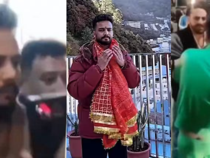 Another-Mess-Happened-With-Elvish-Yadav-In-Vaishno-Devi-Youtuber-Saved-From-Getting-Beaten-By-The-Crowd