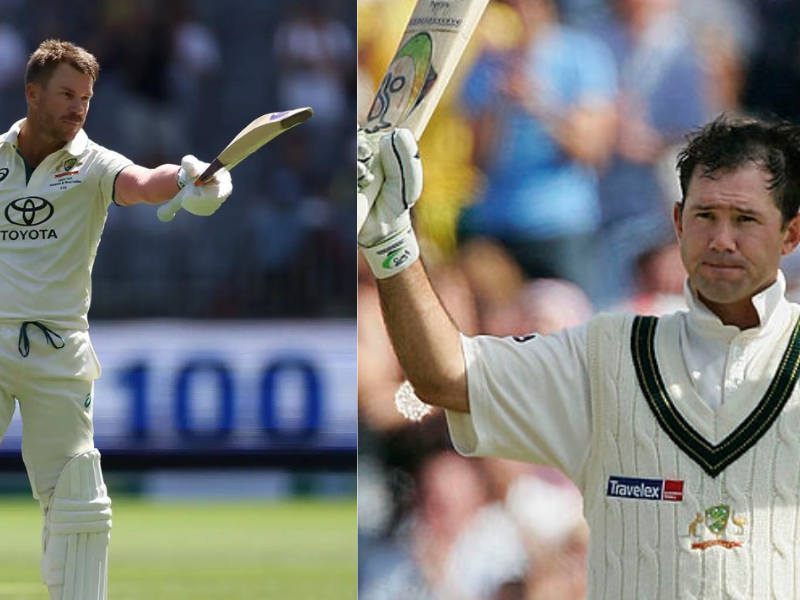 David-Warner-Smashed-His-26Th-Test-Hundered-Broke-The-Record-Of-Ricky-Ponting
