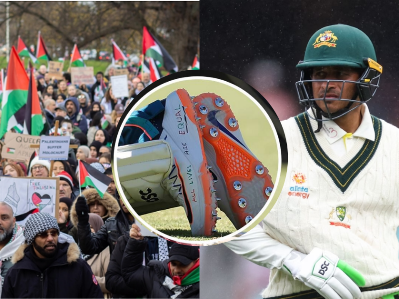 Usman Khawaja Became Emotional When Icc Stopped Him For Wearing Shoes With Slogan For Gaza