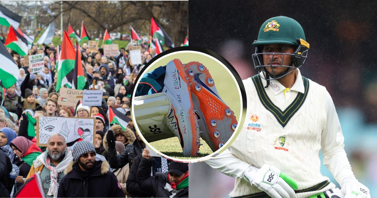 Usman Khawaja Became Emotional When Icc Stopped Him For Wearing Shoes With Slogan For Gaza