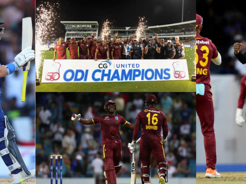West Indies Defeated England In The Third Odi After 25 Years And Won By 4 Wickets