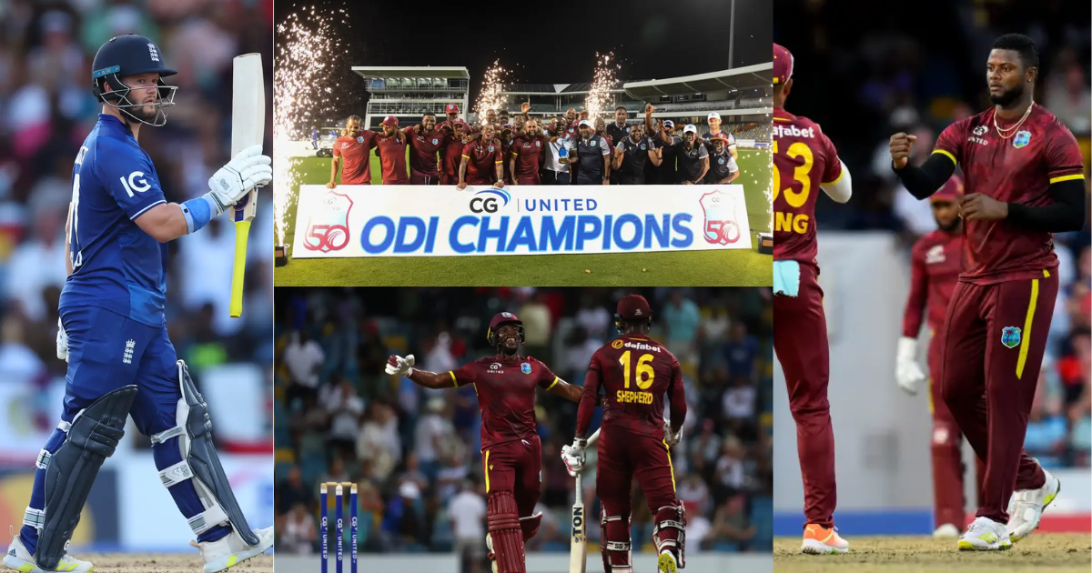 West Indies Defeated England In The Third Odi After 25 Years And Won By 4 Wickets