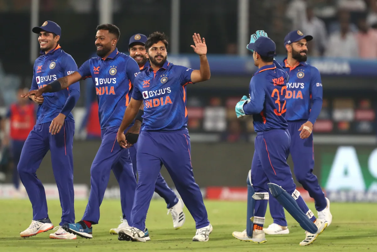 Team India At Rajiv Gandhi International Stadium Hyderabad