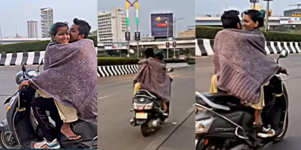 Girl-Made-Video-While-Sitting-On-Boyfriends-Lap-On-A-Moving-Scooter-Viral-Video