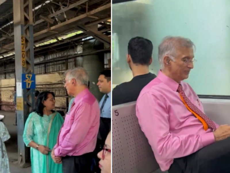 Billionaire-Businessman-Niranjan-Hiranandani-Traveled-In-Mumbai-Local-Train