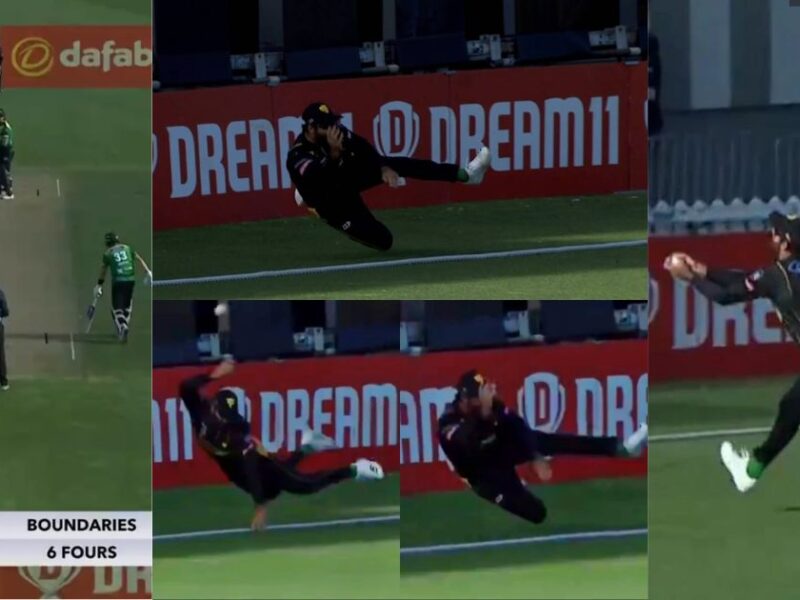 Fielder Took The Best Catch In Cricket History In Super Smash League