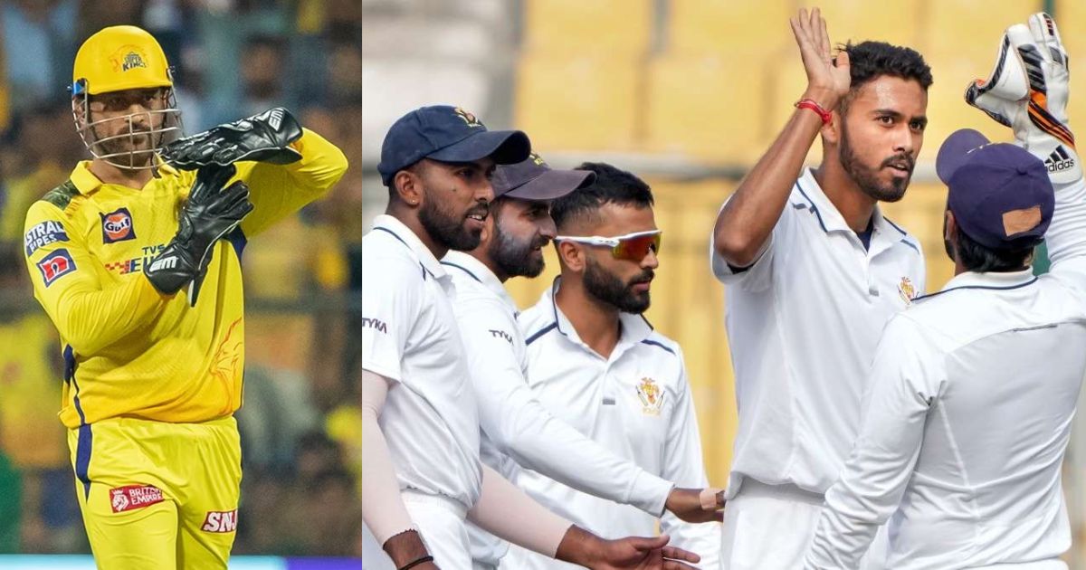 Dhoni'S Disciple Scored A Triple Century For Tamil Nadu In Ranji Trophy.
