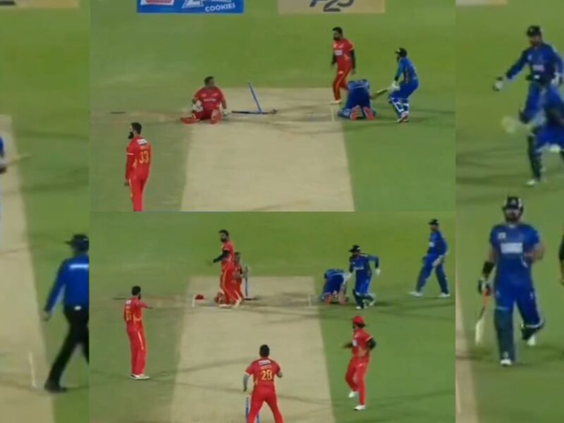 Three-Batsmen-Ran-For-One-Run-The-Wicketkeeper-Ran-Away-With-The-Stumps-In-His-Hand-Strange-Cricket-Video-Goes-Viral