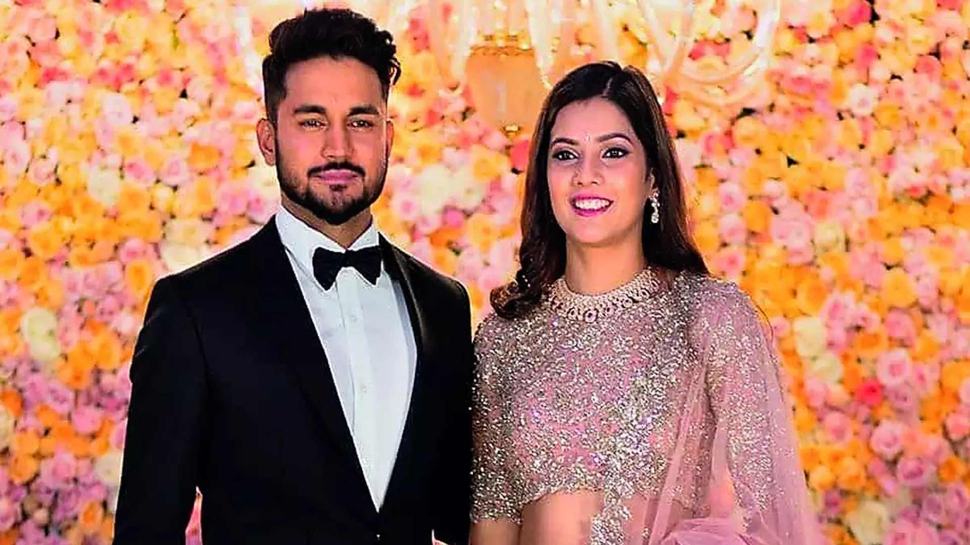 Manish Pandey With His Wife