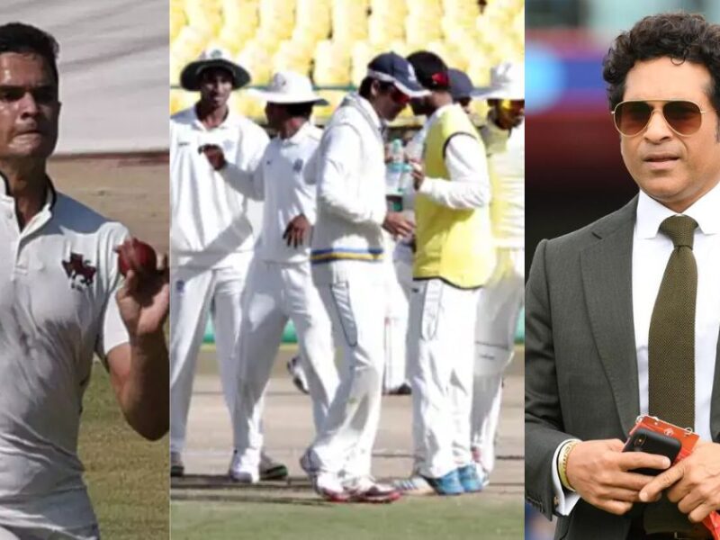 Arjun Tendulkar Is Performing Poorly In The First Match Of Ranji Trophy 2024.