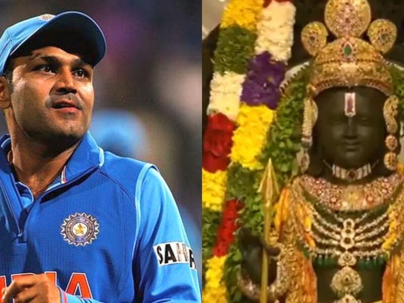 Virender Sehwag Made An Emotional Post Expressing Happiness After The Pran-Pratishtha Of Ram Temple.