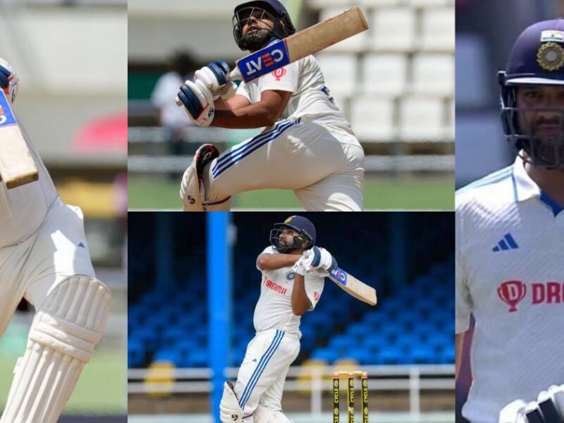 Rohit Sharma Practiced A Lot In The Nets Before The First Test Match Against England.