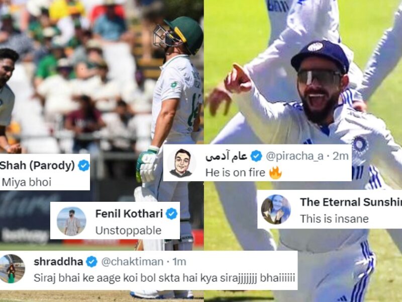 Mohammed Siraj Took 6 Wickets Against South Africa Fans Showered Love On Social Media