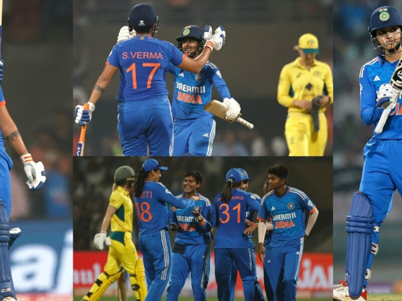 Indw Vs Ausw Smriti Mandhana Shafali Verma Brilliant Innings Led Team India Win First T20 Against Australia