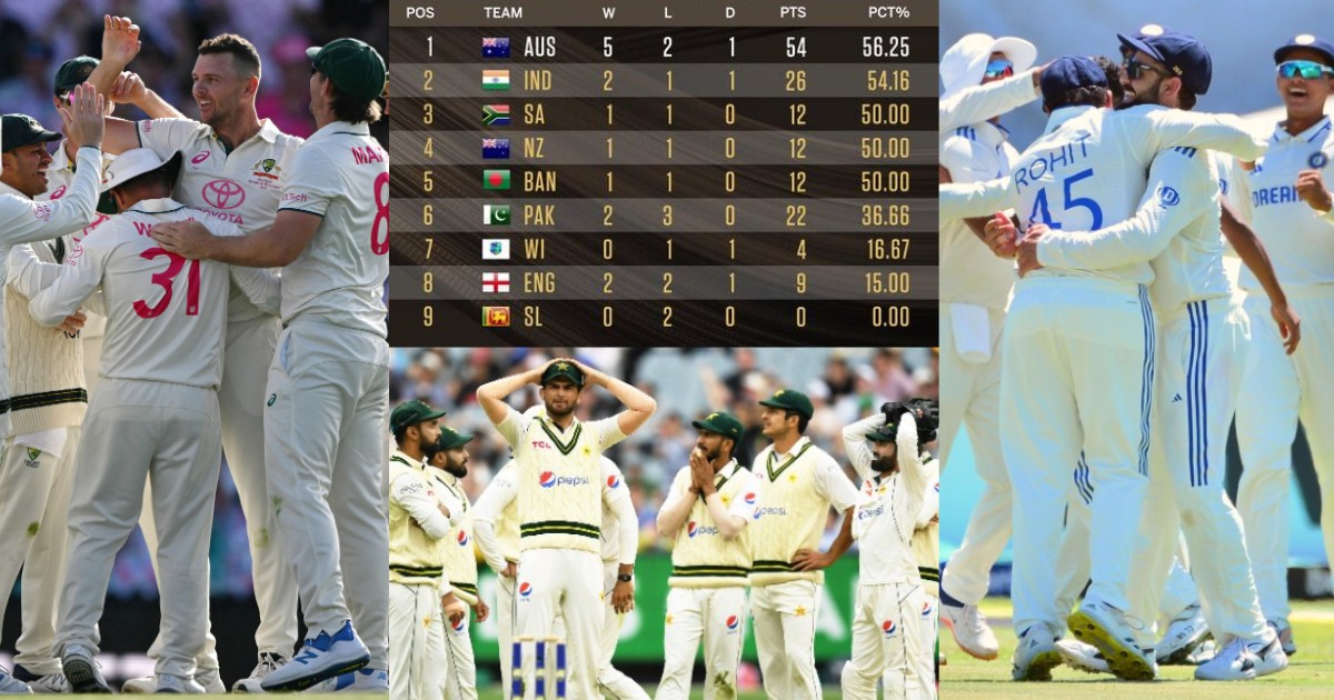Australia Jumped In The Wtc Points Table Left Team India Behind Pakistan'S Condition Worse