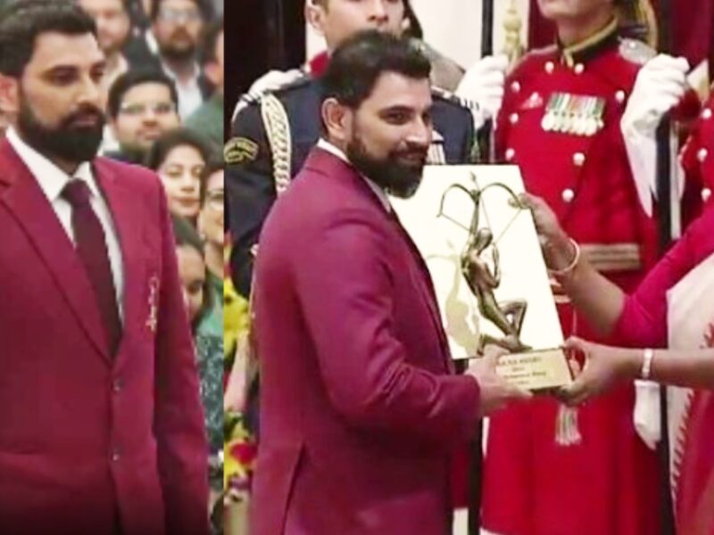 Mohammed Shami Honored With Arjuna Award Received The Award From The President Watch It